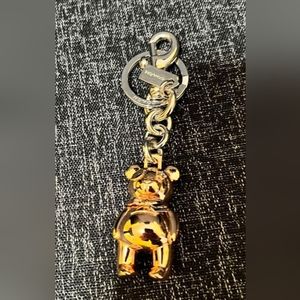 COACH bear bag charm like new!